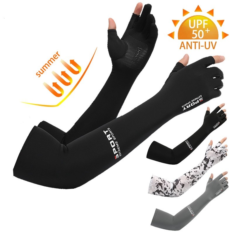 1 Cặp Găng Cánh Tay Chống Nắng UV Bảo Vệ Cánh Tay Cho Hoạt Động Ngoài Trời