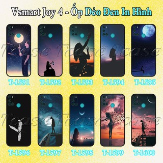 Ốp lưng Vsmart Joy 4 - Ốp dẻo đen in hình Tâm Trạng siêu đẹp siêu ngầu