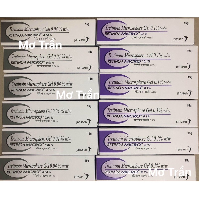 [Hsd 2023] Gel Ấn Độ Tretinoin Microsphere 0.04% - 0.1%