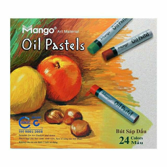 Hộp bút sáp dầu 24 màu Mango