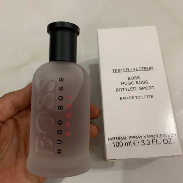 Nước hoa nam tester hugo boss bottled sport 100ml (hộp tester như hình, tặng 1 vials)