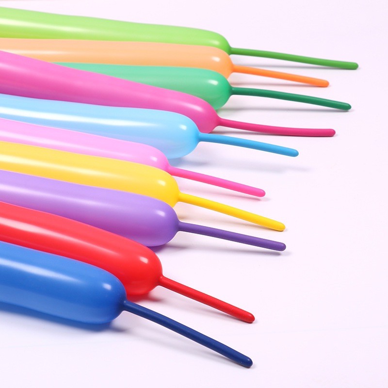 Sỉ Bong Bóng bay tạo hình đẹp Thái Lan vặn hình nghệ thuật (100 quả chọn màu)