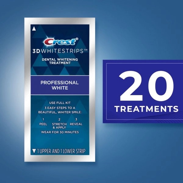 [Lẻ 1 miếng] Miếng Dán Trắng Răng Crest 3D Whitestrips Level 12 Whiter