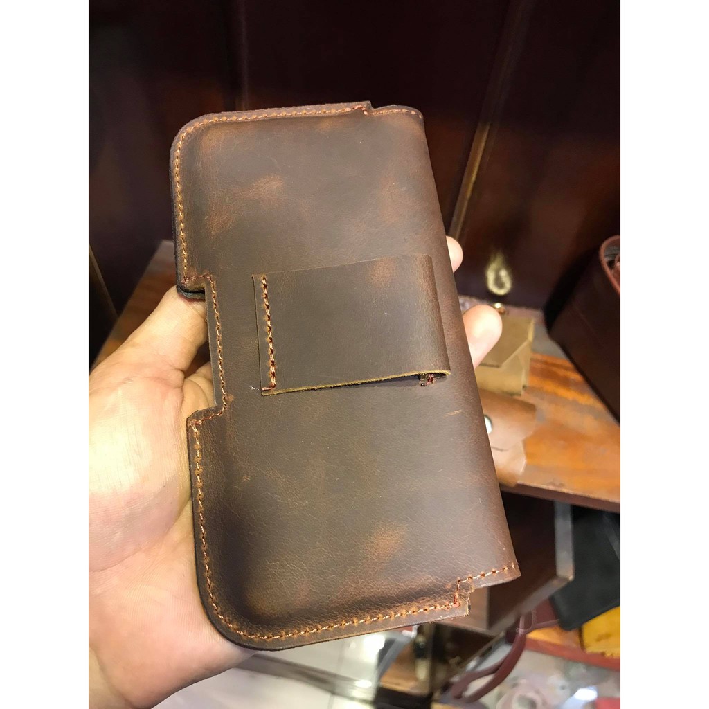 BAO DA ĐIỆN THOẠI DA BÒ SÁP