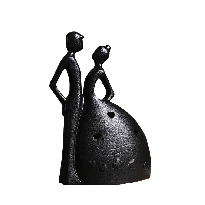 Lọ Hoa Bằng Gốm Hình Cặp Đôi Đơn Giản Hiện Đại Trang Trí Nhà Cửa