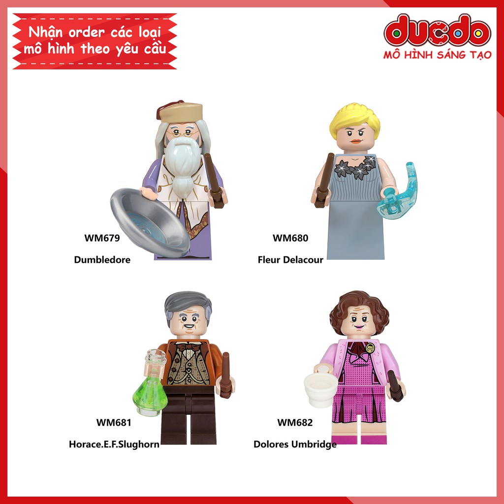 Minifigures các nhân vật trong Harry Potter - Đồ chơi Lắp ghép Xếp hình Mini Mô hình WM WM6059