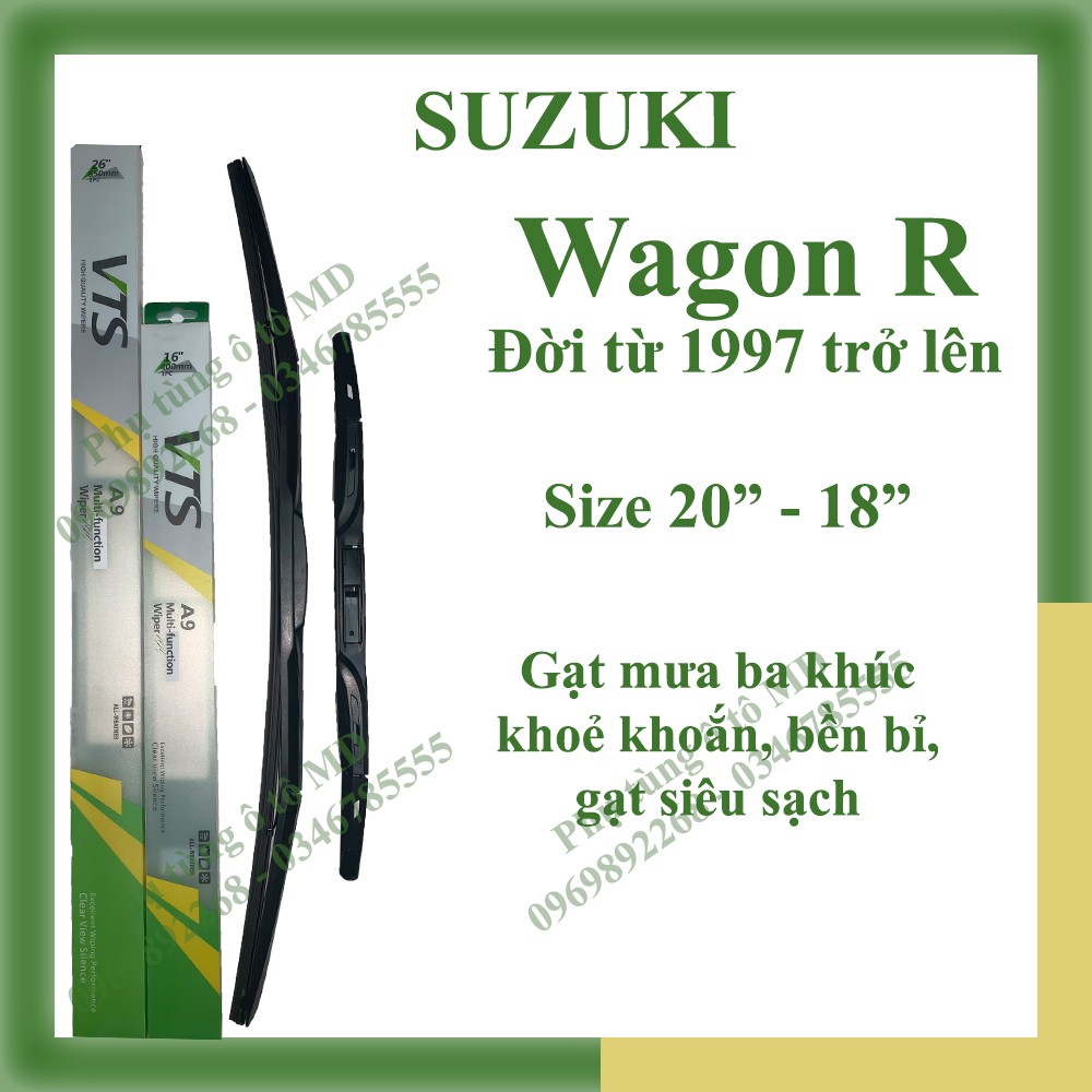 Bộ gạt mưa Suzuki Wagon R và các đời và gạt mưa các dòng xe khác của Suzuki: Swift, Wagon R, Alto, Carry, Vitara