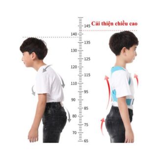 Đai chống gù lưng Trẻ em, Trị lưng Tôm cho bé