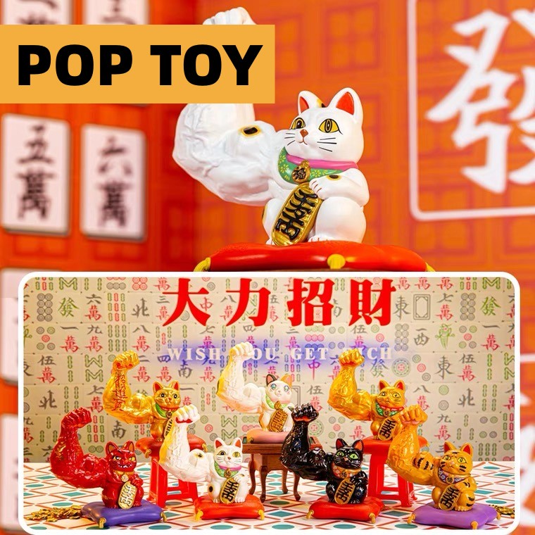 Mô Hình Búp Bê Mèo May Mắn Đáng Yêu Có Sẵn