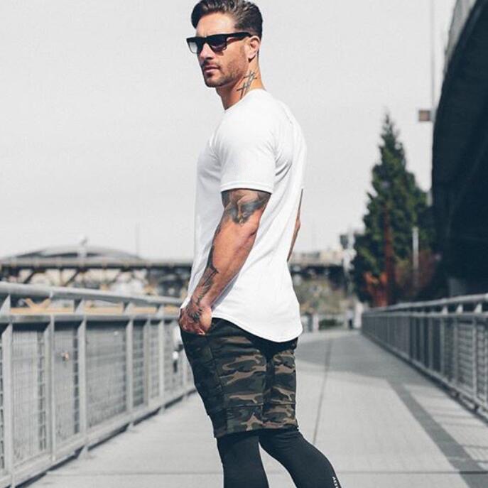 Mới Áo Thun Cotton Ngắn Tay Thoáng Khí Thời Trang Mùa Hè Cho Nam