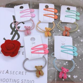 SET 3 CHI TIẾT KẸP BẤM TÓC VÀ CỘT TÓC