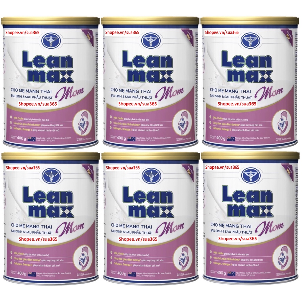 Sữa Leanmax Mom_400g ( Dành cho mẹ mang thai và cho con bú ) - Date Luôn Mới