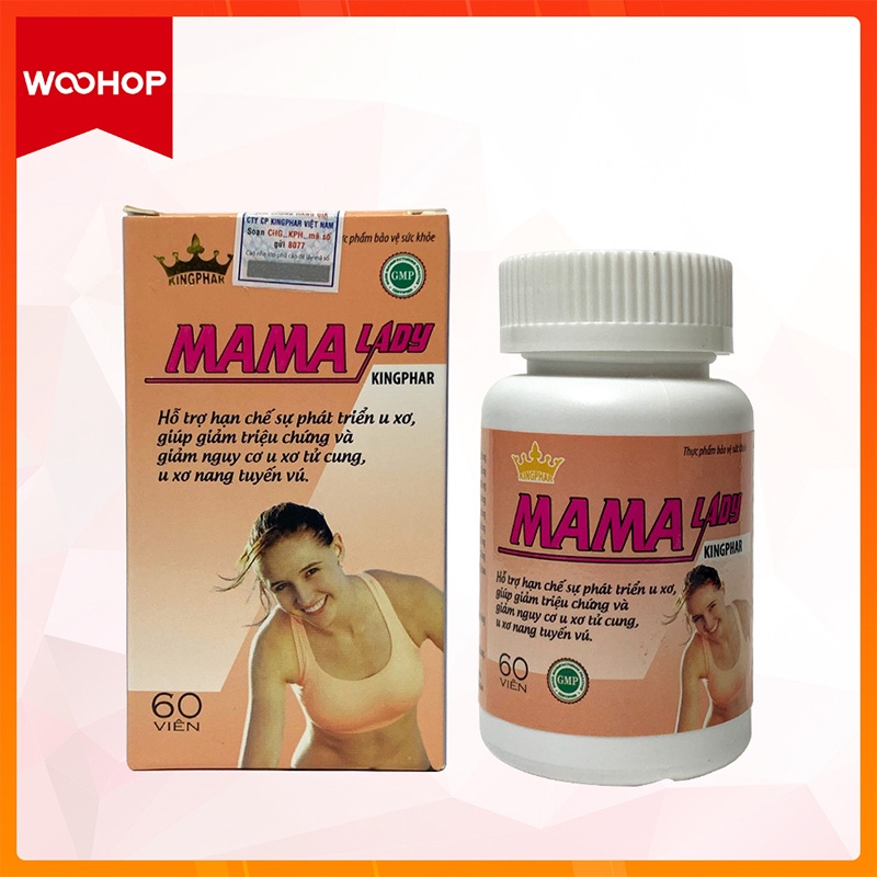 Woohop MAMA LADY KINGPHAR – Hỗ trợ giảm u xơ tử cung, u xơ buồng trứng