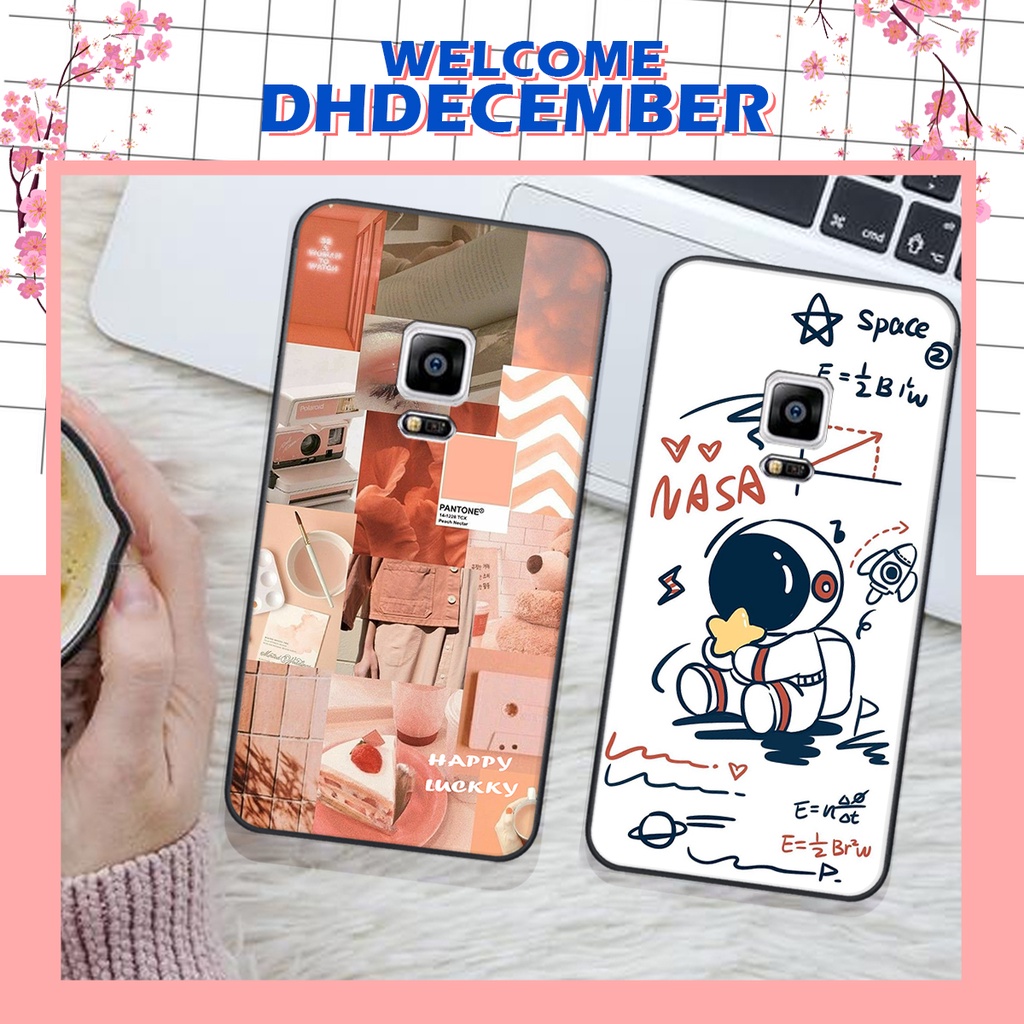 Ốp lưng Samsung  NOTE 4 in hình nice ,good luck happy ốp xinh viền dẻo đẹp chất