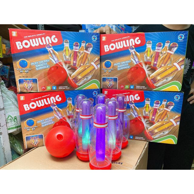 Đồ chơi bowling phát sáng cho bé