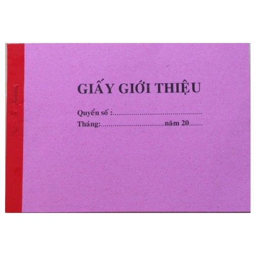 GIẤY GIỚI THIỆU 1 LIÊN 13X19CM (50 TỜ)