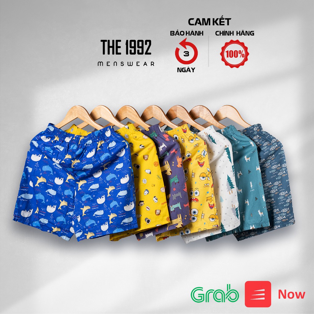 Quần đùi nam THE 1992 Quần short cartoon unisex nam nữ