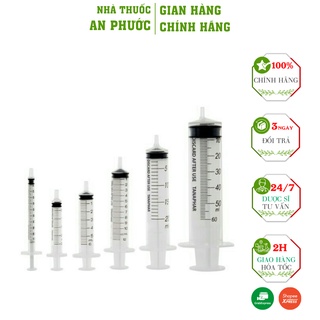 Bơm Tiêm Ống Chích Xylanh Vinahankook Vô Trùng Diệt Khuẩn 1cc/ml, 3cc/ml, 5cc/ml, 10cc/ml, 20cc/ml, 50cc/ml