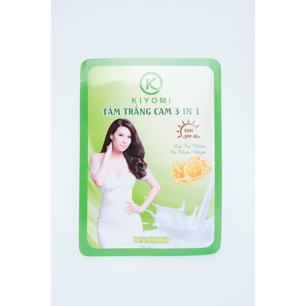 TẮM TRẮNG CAM 3 IN 1 - KIYOMI – K17