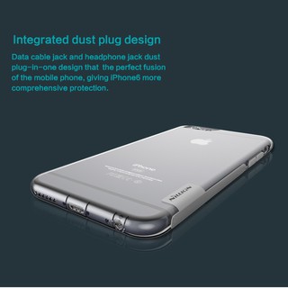 [TẶNG CƯỜNG LỰC] ỐP LƯNG IPHONE 6S PLUS/6 PLUS NILLKIN SILICON CHÍNH HÃNG