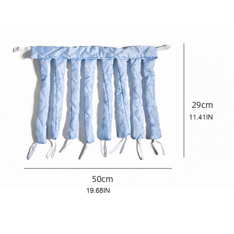 Lô Uốn Tóc 8 Kẹp Tạo Nhiệt Không Dùng Nhiệt Tiện Dụng Cho Gia Đình YOUYO