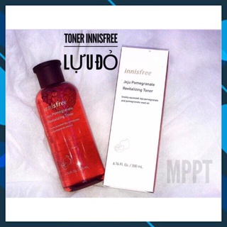 Hot Hot Nước hoa hồng toner lựu đỏ innisfree chống lão hoá trắng da 200ml