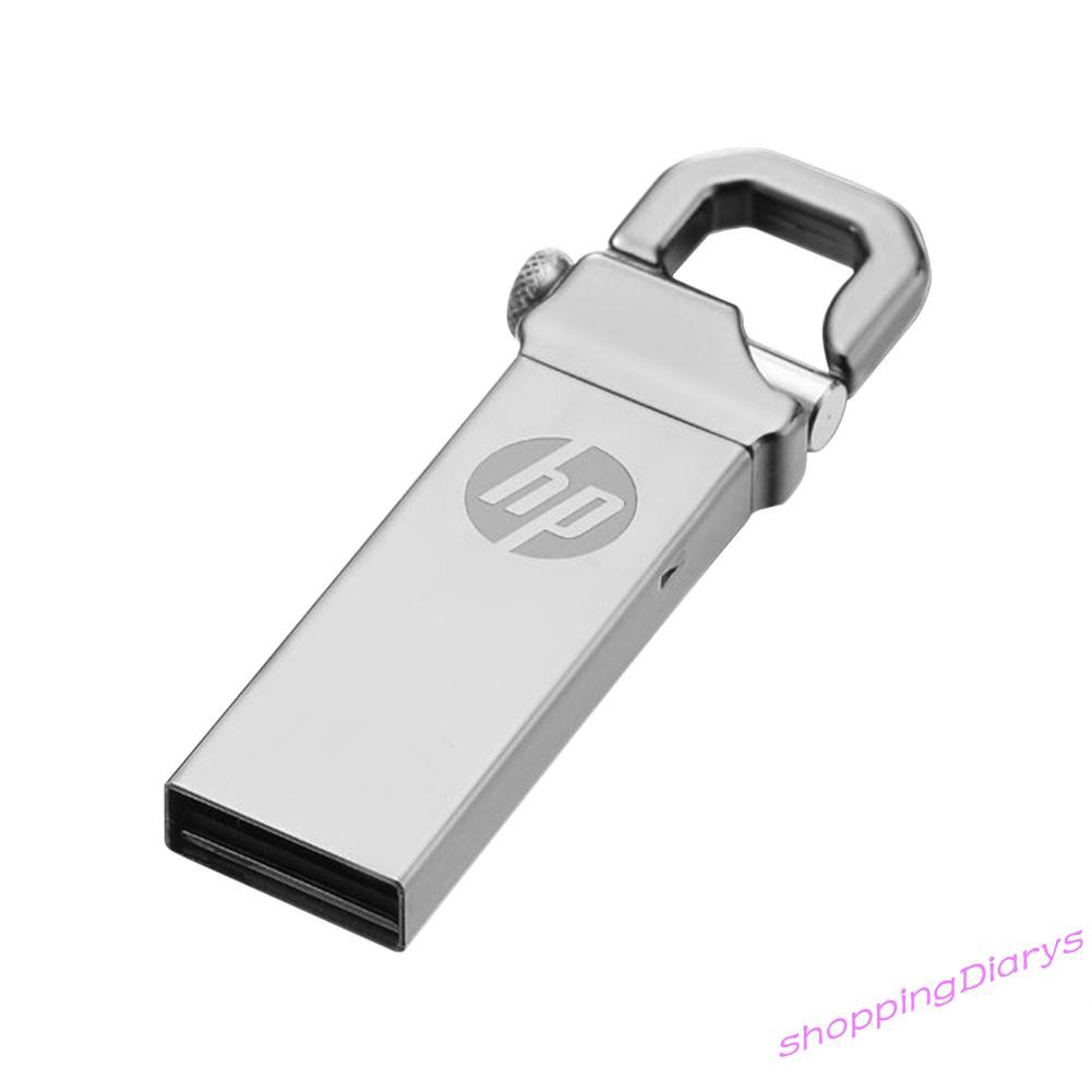 ✤Sh✤ HP USB2.0 Pendrive Flash Drive Metal Waterproof High Speed U Disk Flashdisk