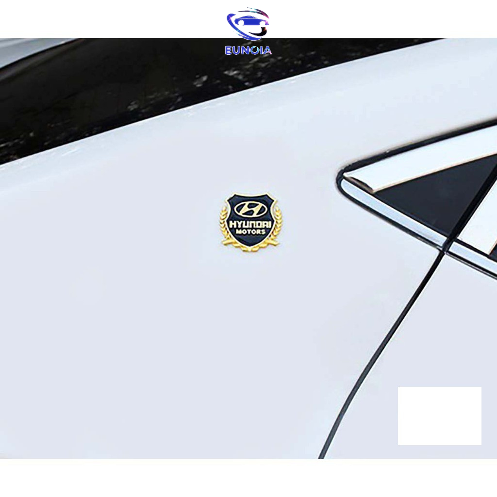 Bộ 02 Logo Bông lúa Hyundai