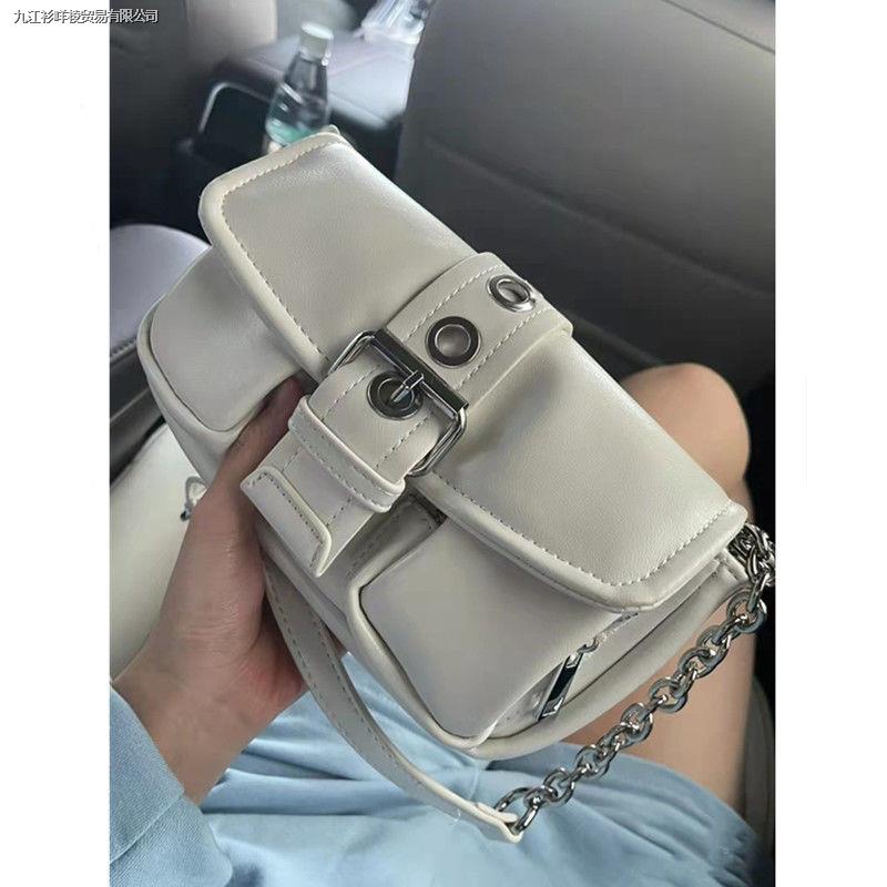 Túi Đeo Vai Hình Vuông Cỡ Nhỏ Màu Xanh Dương Phong Cách Retro Hàn Quốc Thời Trang Xuân Hè Cao Cấp Cho Nữ