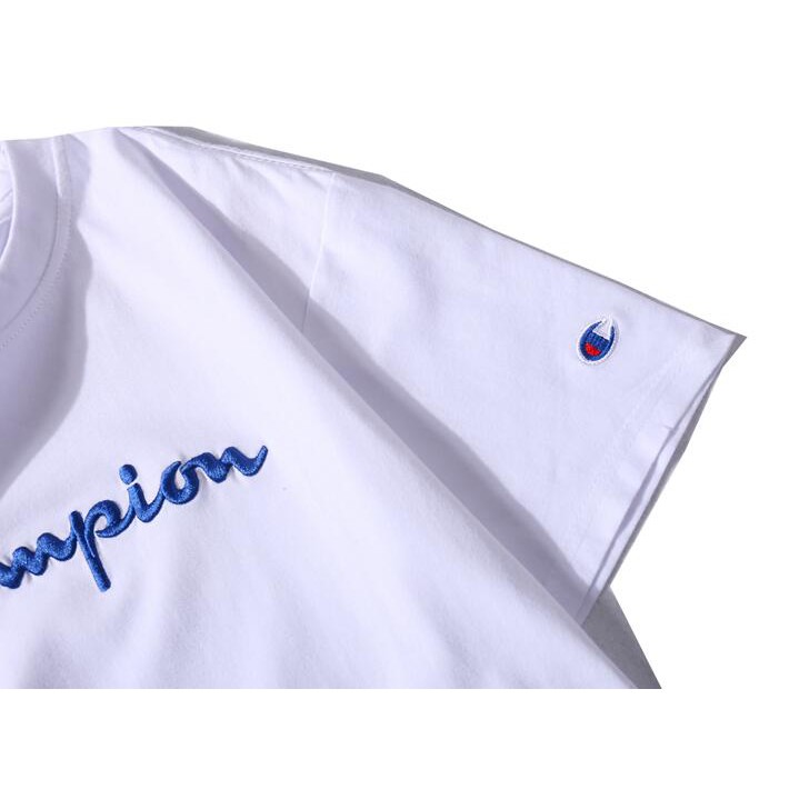 Áo thun ngắn tay in chữ Champion thời trang cho cả nam và nữ | BigBuy360 - bigbuy360.vn