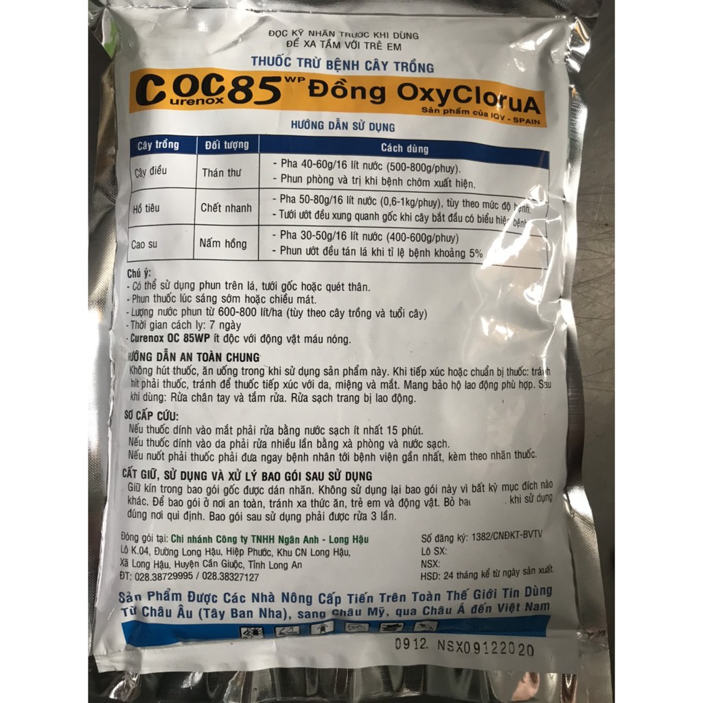 Thuốc trừ bệnh Coc 85 chính hãng