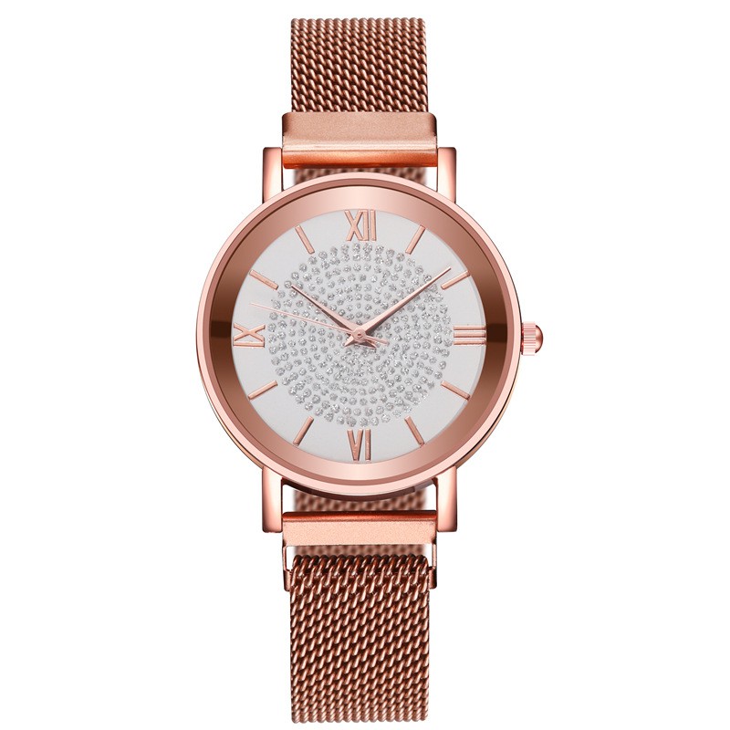 Đồng hồ nữ thời trang D-ZINER dây thép lưới chính hãng cao cấp giá rẻ đẹp NT20 - LINDO