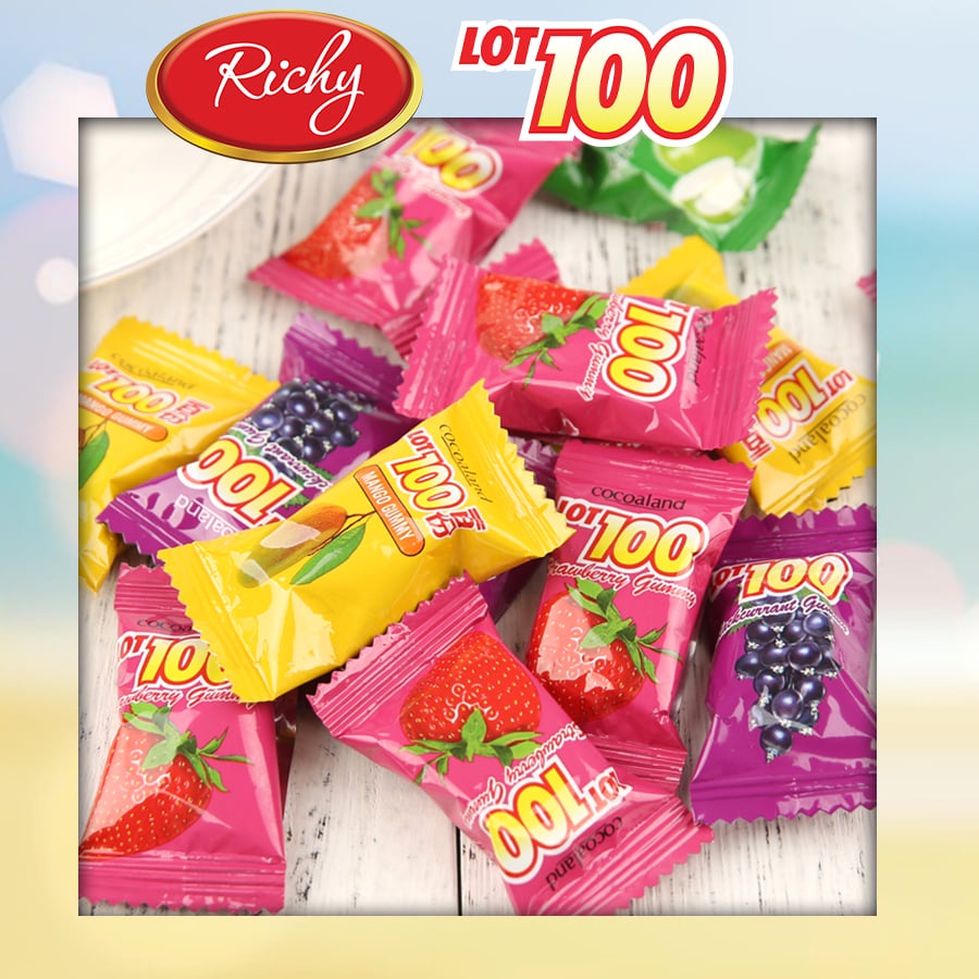 Kẹo LOT 100 Cocoaland vị tổng hợp túi 1kg