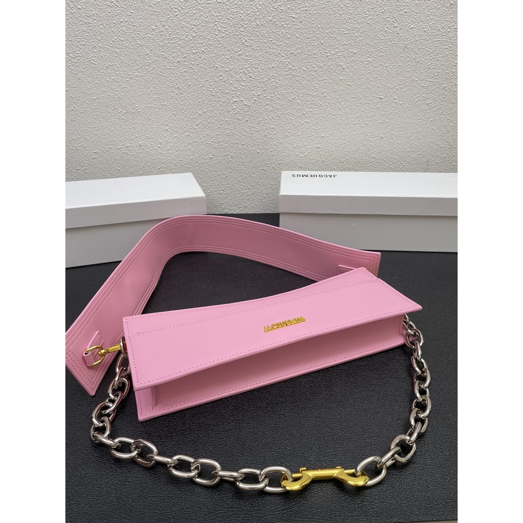 Túi đeo vai nữ da thật thời trang cao cấp Jacquemus phong cách trẻ trung, thời thượng