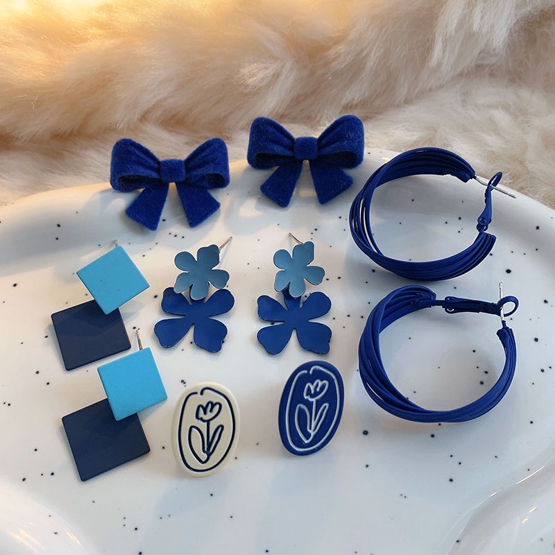 Set 3 Khuyên Tai Nữ Thời Trang Hàn