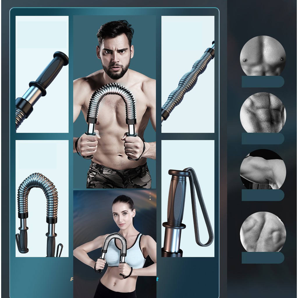 GẬY TẬP CƠ BẮP TRỌNG LỰC 40KG - LUYỆN CƠ BỤNG - DỤNG CỤ TẬP BẮP TAY THÔNG MINH -  TẠO HINH CƠ THỂ SĂN CHẮC