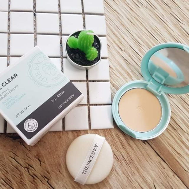 Phấn phủ kiềm dầu The face shop