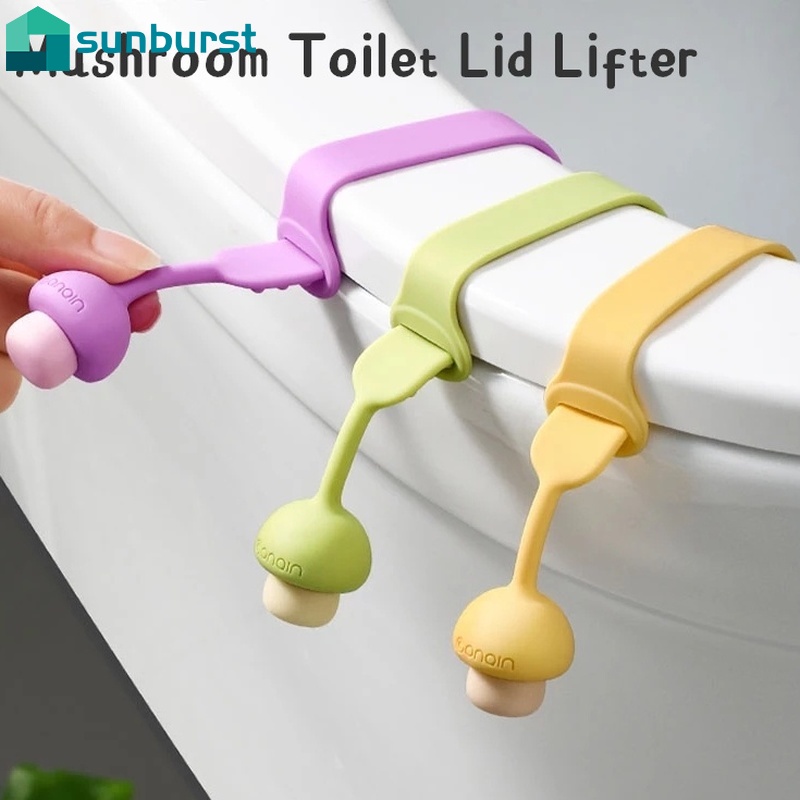 Miếng Lót Bệ Ngồi Bồn Cầu Chống Bẩn Hình Nấm Dễ Thương