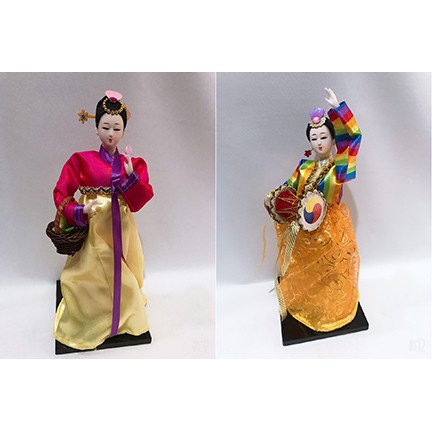 Búp bê phong cách Hàn Quốc mặc Hanbok  chiều cao khoảng 25-30 cm ( tuỳ mẫu) hình thật