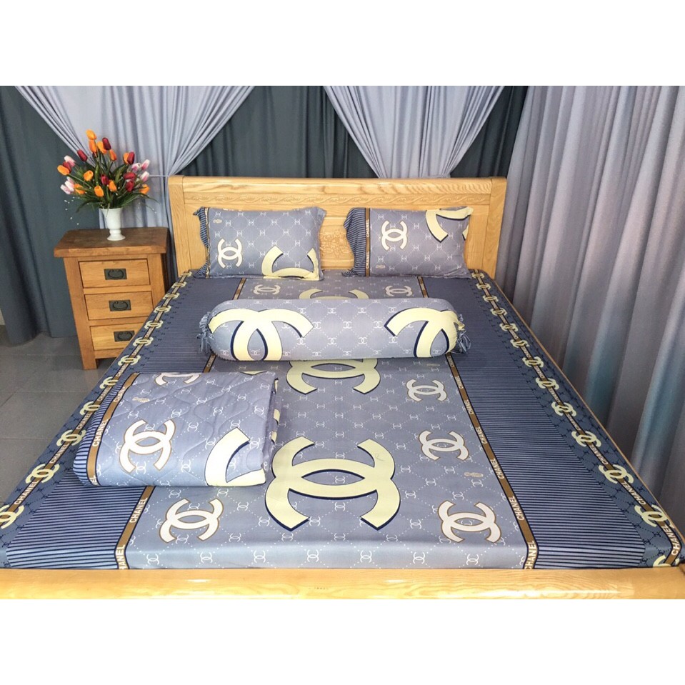 Bộ Drap Thun Hàn Quốc Mát Lạnh Cực Hot 1m2 hoặc 1m4 x 2m