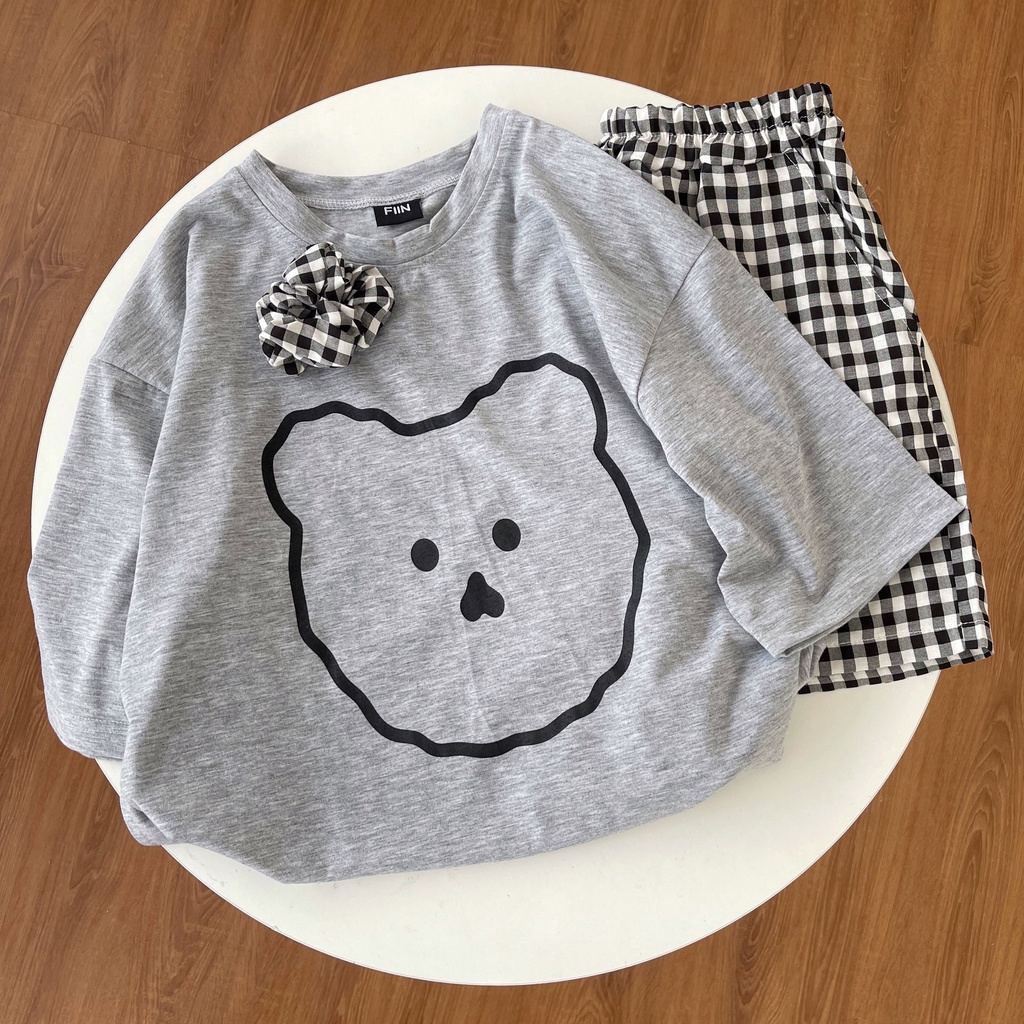 Áo ngủ hoạ tiết dễ thương ulzzang basic form rộng - Made by Fiin (chỉ bán áo)