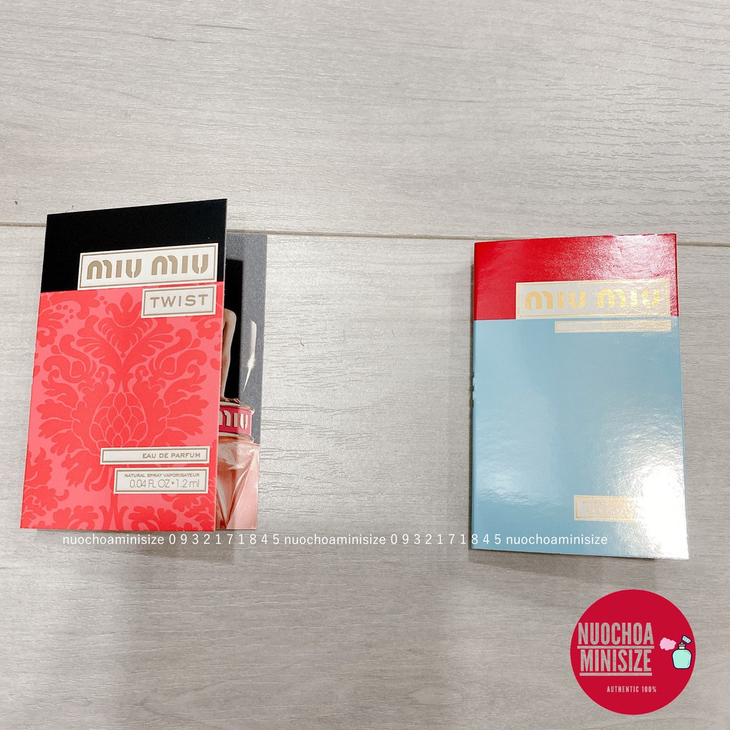Vial Nước Hoa Miu Miu - Miumiu Twist