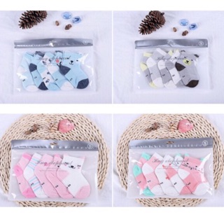 Set 5 đôi tất lưới cổ ngắn/ cổ cao cho bé