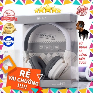 TAI NGHE BLUETOOTH SH12 TAI NGHE KHÔNG DÂY THỜI THƯỢNG