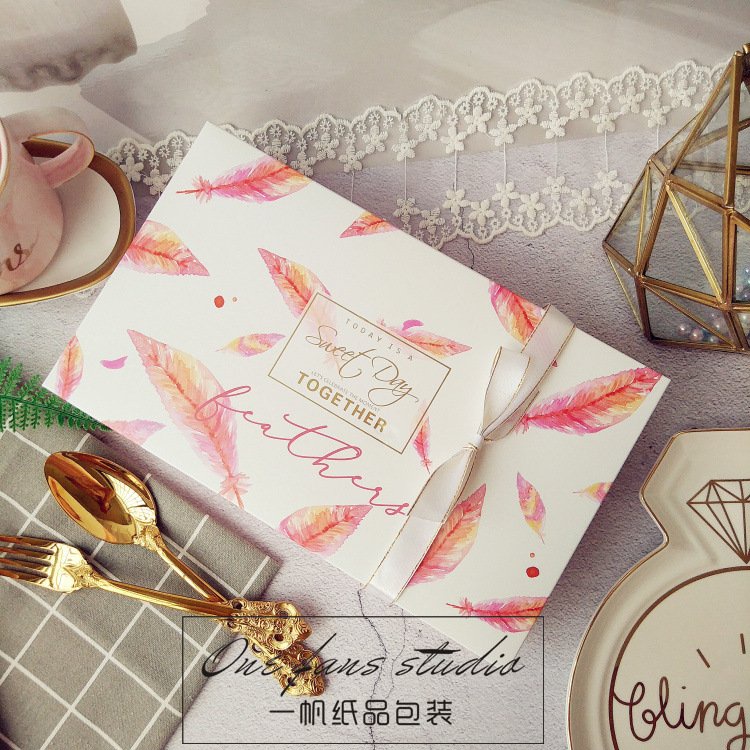 XÉ LẺ Túi giấy +Hộp quà Làm quà tặng hoạ tiết cẩm thạch, phong cách châu Âu Q676 | BigBuy360 - bigbuy360.vn