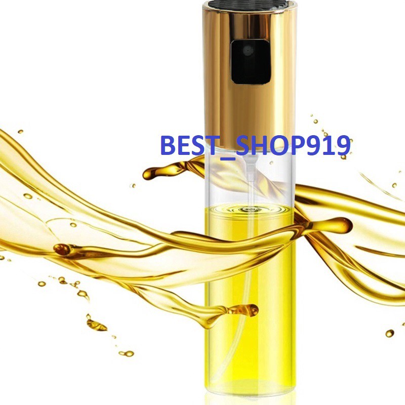 Chai Xịt Dầu ăn Thủy Tinh Bình Xịt Dầu ăn Phun Sương Dùng Cho Nồi Chiên không dầu Salad Nướng