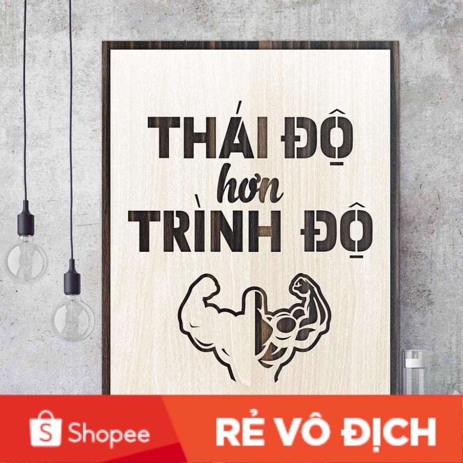 Tranh động lực bằng gỗ, tranh trang trí treo tường, đồ decor văn phòng PTwoodecor, tranh trang trí theo yêu cầu-PT01