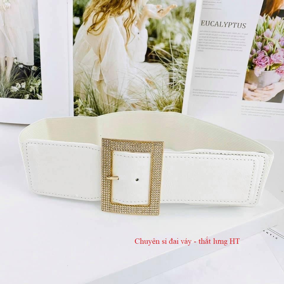 Đai váy belt KIM ĐÁ 6cm