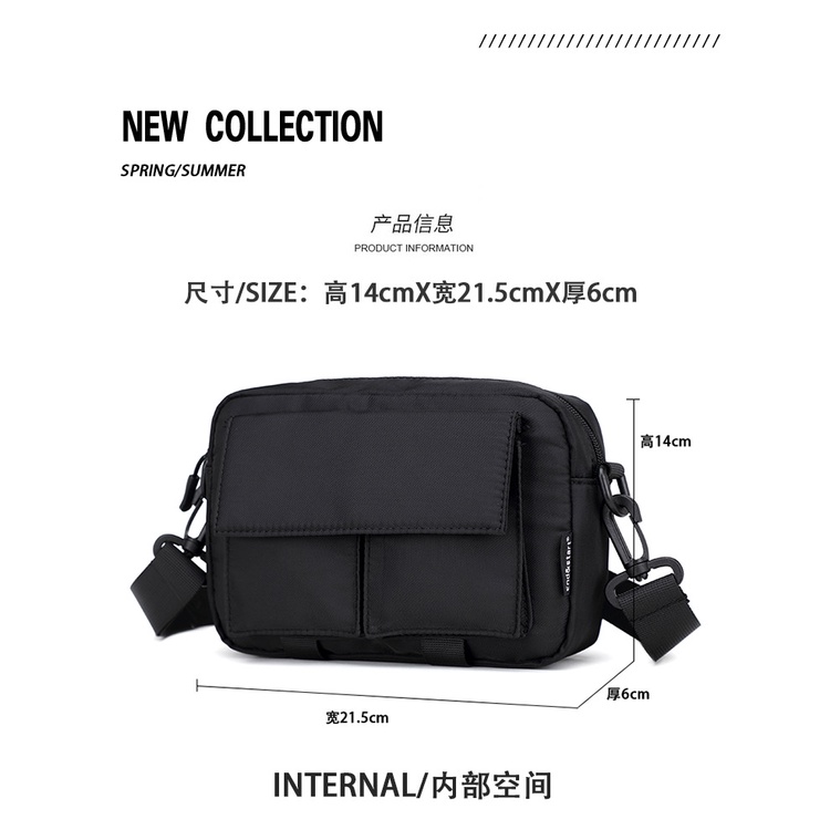 Túi đeo chéo nam thiết kế mới thời trang phong cách Hàn Quốc 2021