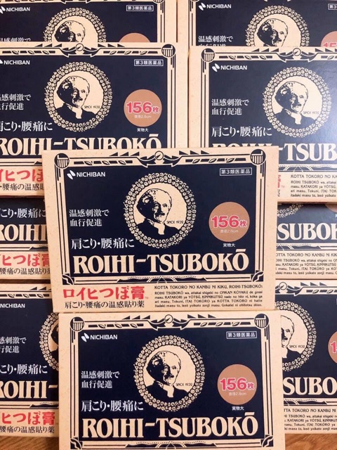  Miếng dán huyệt đạo Roihi Tsuboko Nhật Bản 156 miếng